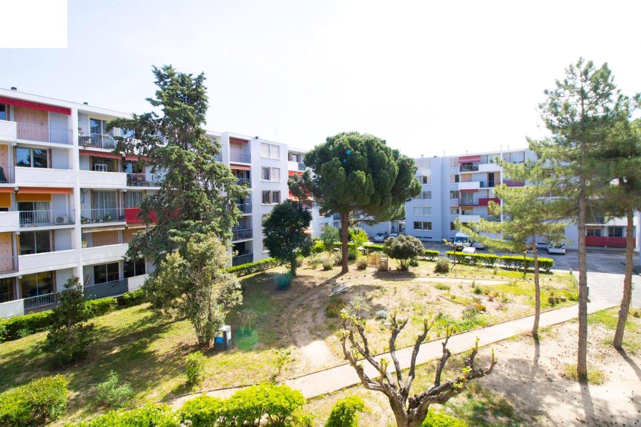 005- Appartement 6 Chambres, Tramway, Parking,Clim مونبيلييه المظهر الخارجي الصورة